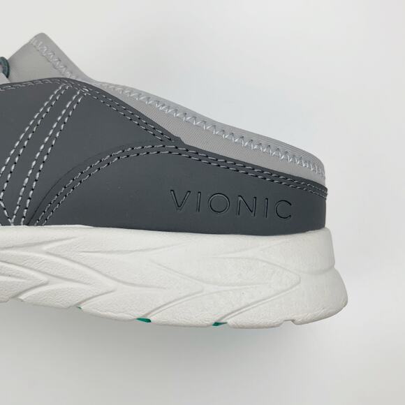 Vionic Zuri Mules Sneakers Slip On Comfort Shoes Grey Women's 7 Casual - Picture 9 of 12